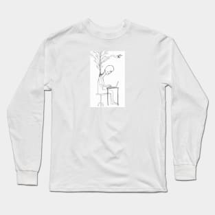 The bird feeder Long Sleeve T-Shirt